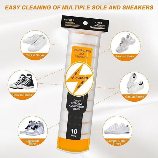 Multipurpose Shoes Cleaner Premium Dual-Sided Sponge